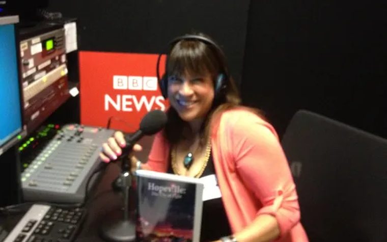 Fran in the BBC News studio